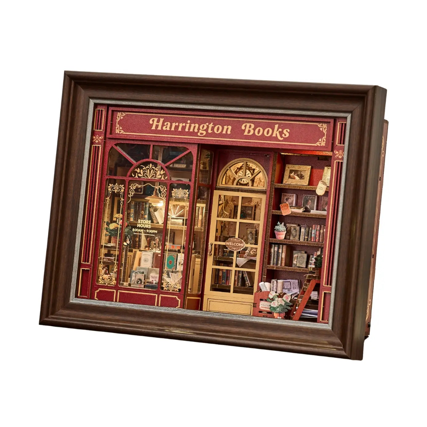 Hands Craft Model Kits > Other Model Kits Diy Frame Wooden Puzzle: Harrington Books 810101584442 WPF201