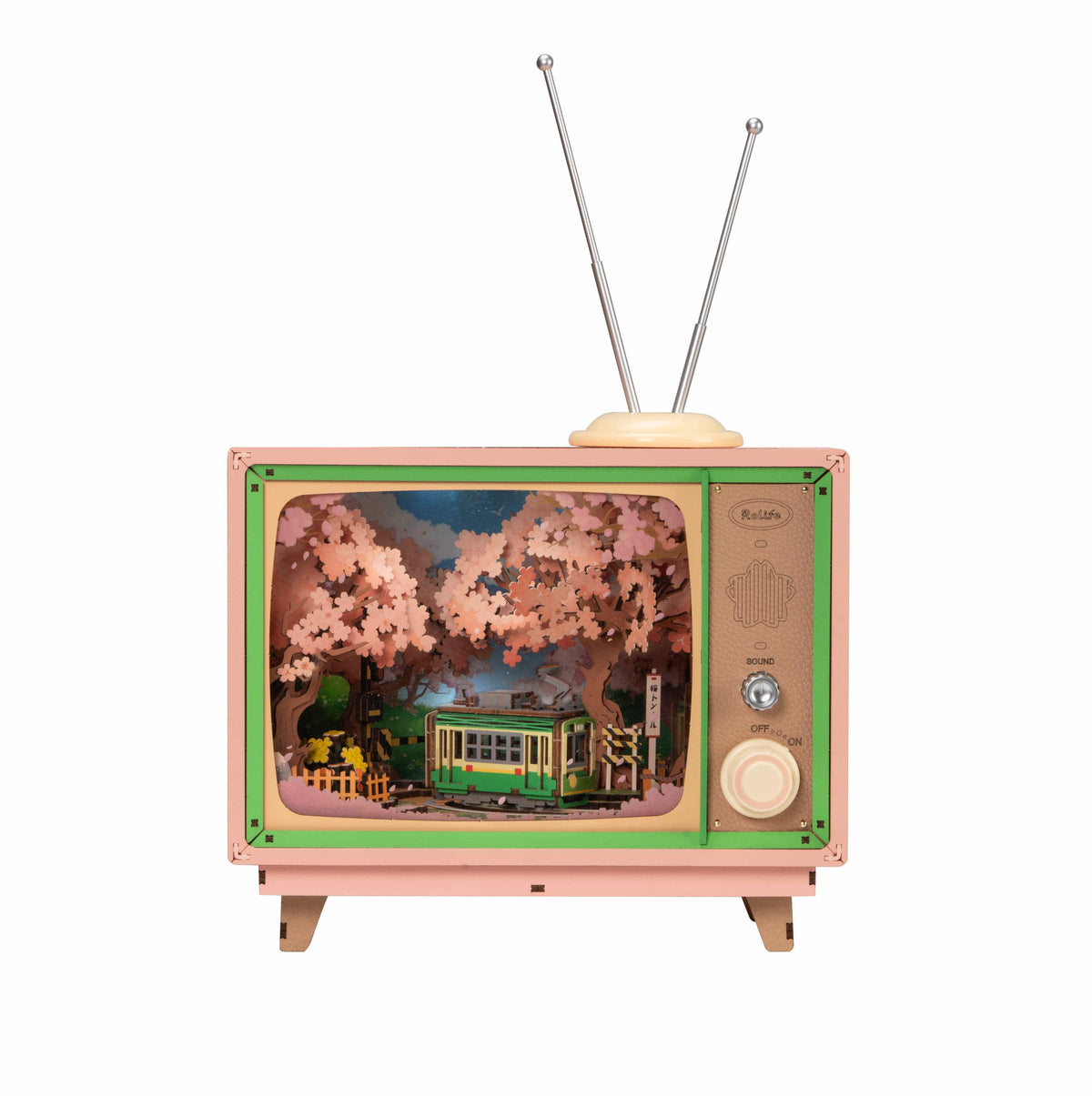 Hands Craft Model Kits > Other Model Kits DIY Mechanical Music Box: Sakura Dreamy Tour 810101583681 AMT02