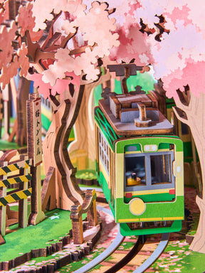 Hands Craft Model Kits > Other Model Kits DIY Mechanical Music Box: Sakura Dreamy Tour 810101583681 AMT02