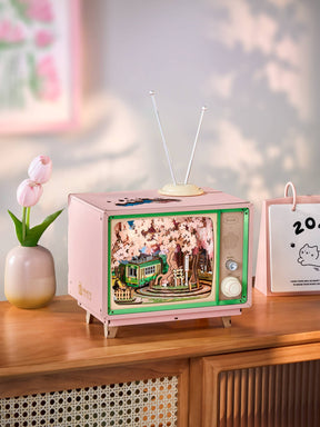 Hands Craft Model Kits > Other Model Kits DIY Mechanical Music Box: Sakura Dreamy Tour 810101583681 AMT02