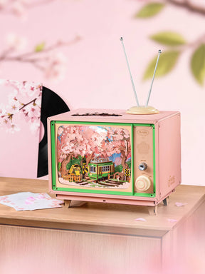 Hands Craft Model Kits > Other Model Kits DIY Mechanical Music Box: Sakura Dreamy Tour 810101583681 AMT02