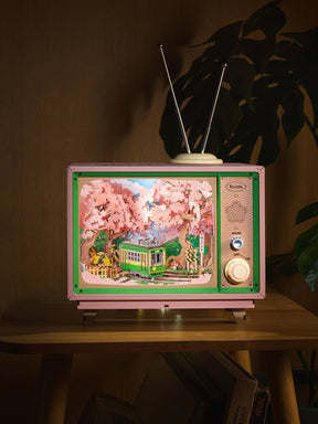 Hands Craft Model Kits > Other Model Kits DIY Mechanical Music Box: Sakura Dreamy Tour 810101583681 AMT02