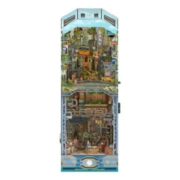 Hands Craft Model Kits > Other Model Kits DIY Miniature House Book Nook Kit: Haven Zero 810101581953 HTQ132