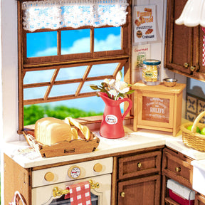 Hands Craft Model Kits > Other Model Kits DIY Miniature House Kit: Baking Kitchen 810101582240 DG172