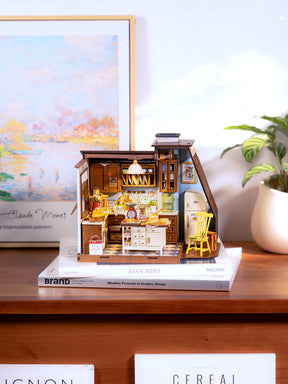 Hands Craft Model Kits > Other Model Kits DIY Miniature House Kit: Baking Kitchen 810101582240 DG172