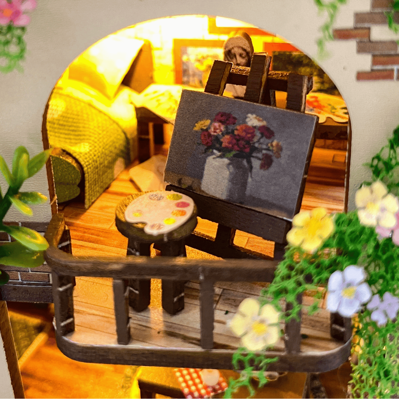 Hands Craft Model Kits > Other Model Kits DIY Miniature House Kit: Birchwood Villa 810101583940 MIN110
