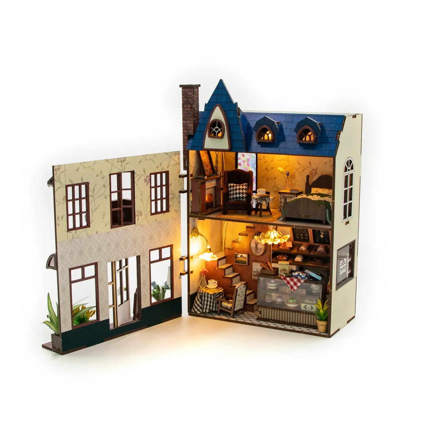Hands Craft Model Kits > Other Model Kits DIY Miniature House Kit: Golden Bakehouse 810101583995 MIN403