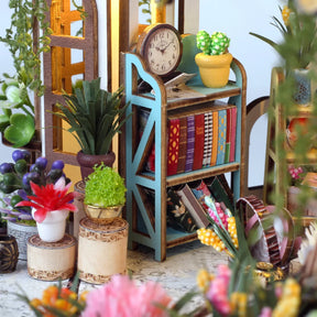 Hands Craft Model Kits > Other Model Kits Diy Miniature House Kit: Greenhouse Oasis 810101582844 MIN501
