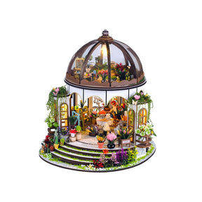 Hands Craft Model Kits > Other Model Kits Diy Miniature House Kit: Greenhouse Oasis 810101582844 MIN501