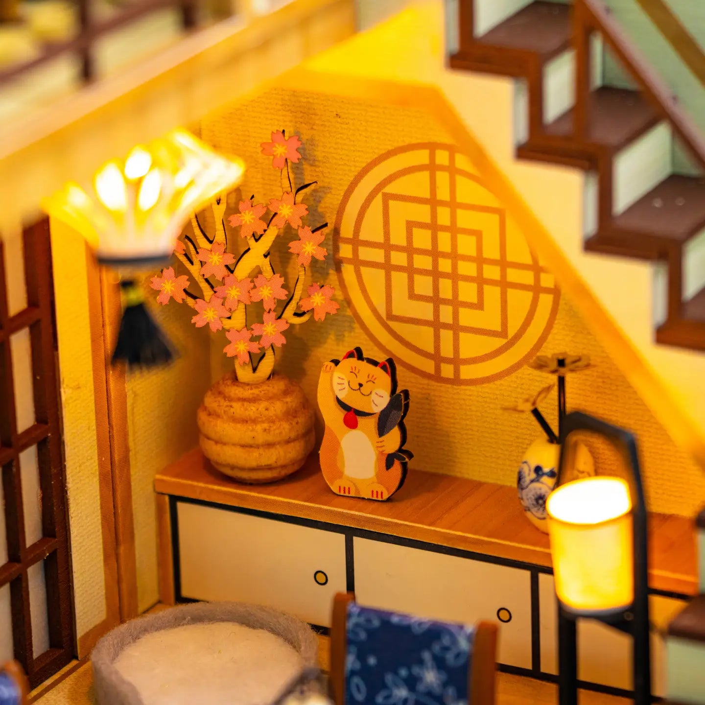 Hands Craft Model Kits > Other Model Kits DIY Miniature House Kit: Hikari House 810101583964 MIN112