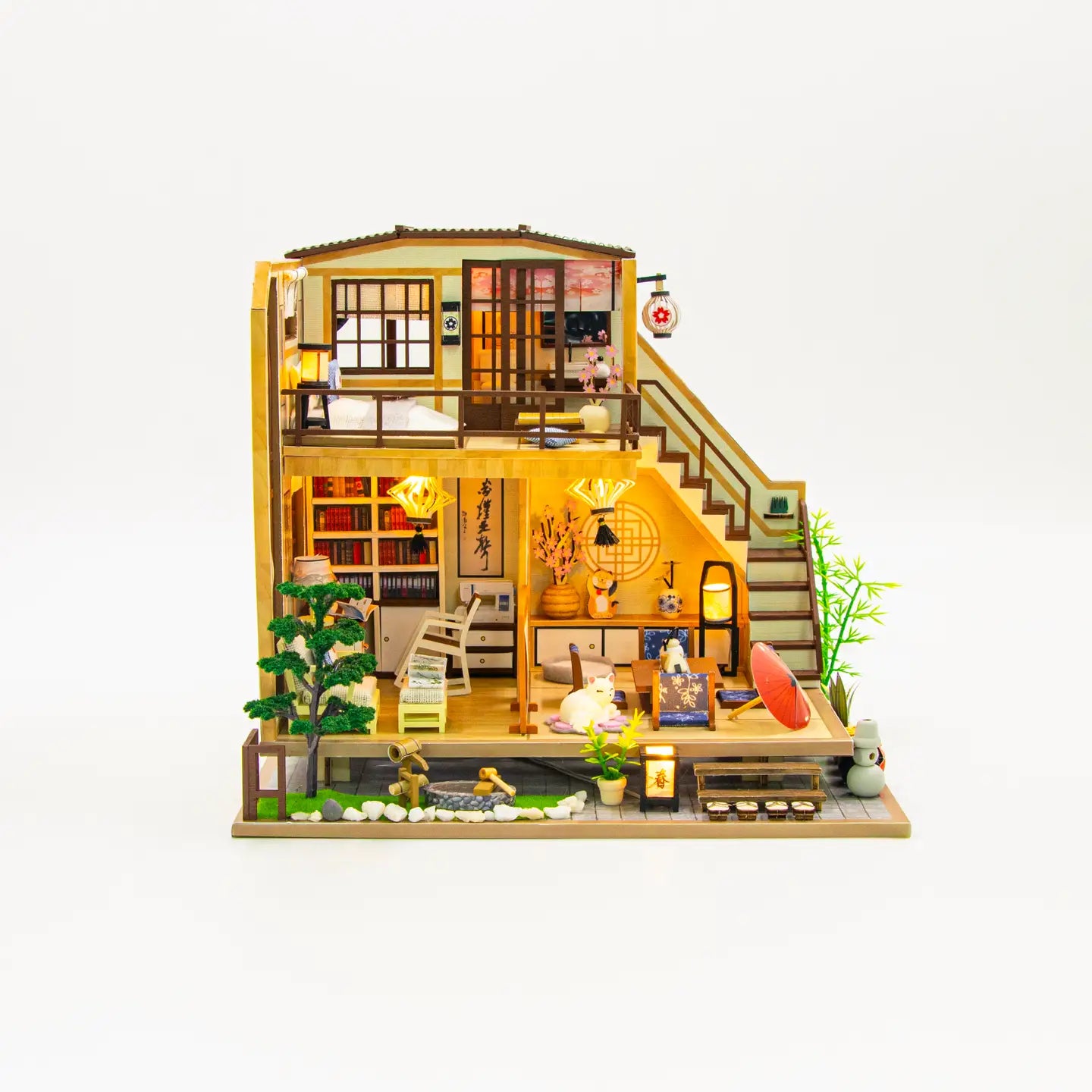 Hands Craft Model Kits > Other Model Kits DIY Miniature House Kit: Hikari House 810101583964 MIN112