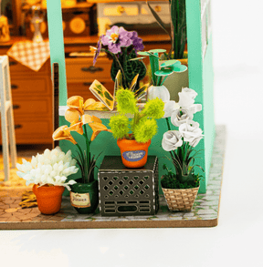 Hands Craft Model Kits > Other Model Kits DIY Miniature House Kit: Petal & Bloom 810101583957 MIN111