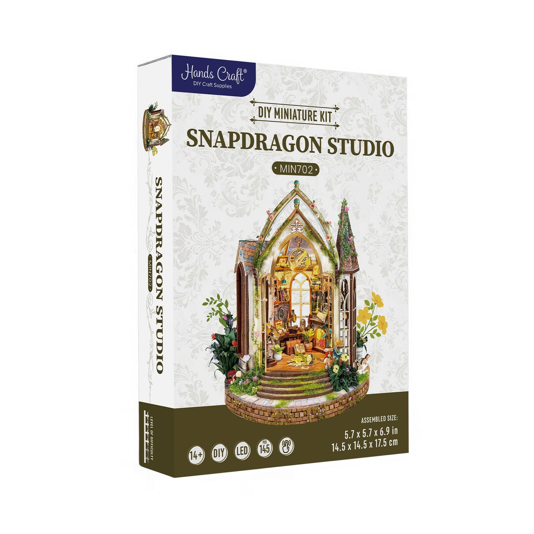 Hands Craft Model Kits > Other Model Kits DIY Miniature House Kit: Snapdragon Studio 810101583797 MIN702