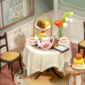 Hands Craft Model Kits > Other Model Kits DIY Miniature House Kit: Sweet Sips Tea 810101581809 DW011