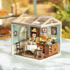 Hands Craft Model Kits > Other Model Kits DIY Miniature House Kit: Sweet Sips Tea 810101581809 DW011