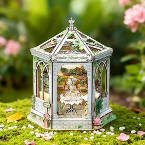 Hands Craft Model Kits > Other Model Kits DIY Miniature House Kit: Windsor Flower House 810101583360 HCB408