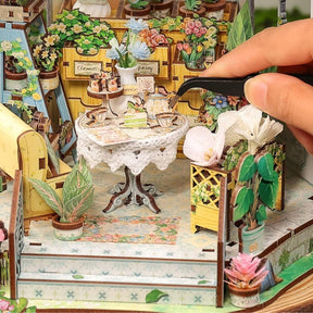 Hands Craft Model Kits > Other Model Kits DIY Miniature House Kit: Windsor Flower House 810101583360 HCB408