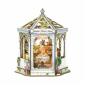Hands Craft Model Kits > Other Model Kits DIY Miniature House Kit: Windsor Flower House 810101583360 HCB408