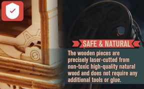 Hands Craft Model Kits > Other Model Kits DIY Wooden Puzzle: Vitascope 850005994275 LK601