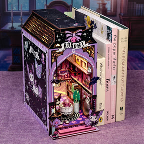 Hands Craft Model Kits > Other Model Kits Kuromi Spooky House - DIY Book Nook Kit 810101581755 HCB108