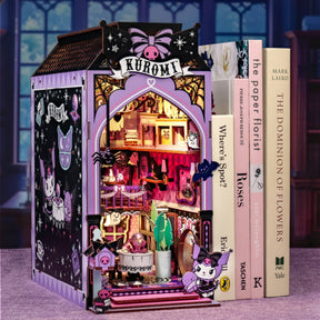 Hands Craft Model Kits > Other Model Kits Kuromi Spooky House - DIY Book Nook Kit 810101581755 HCB108