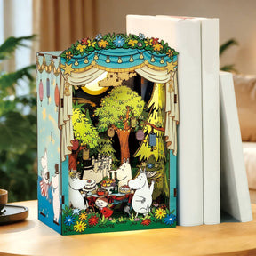 Hands Craft Model Kits > Other Model Kits Moomin Moominous Dance Party  - DIY Book Nook Kit 810101582936 HCB206