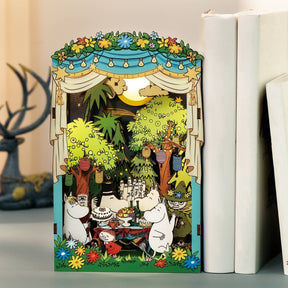 Hands Craft Model Kits > Other Model Kits Moomin Moominous Dance Party  - DIY Book Nook Kit 810101582936 HCB206