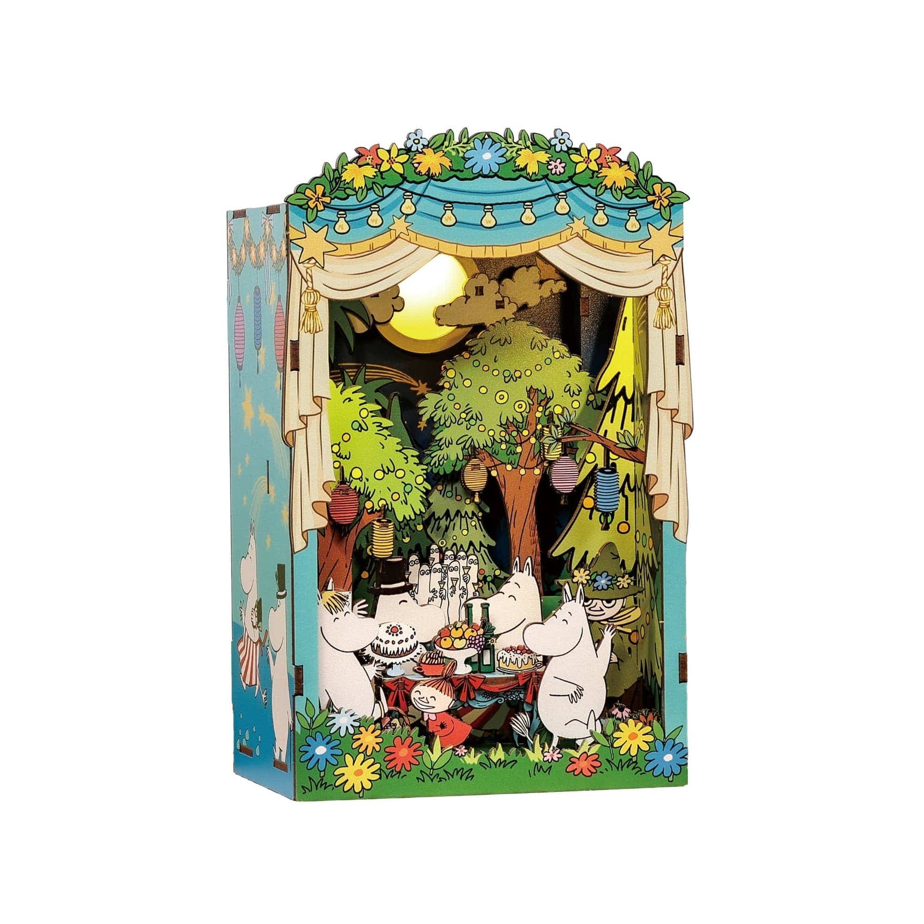 Hands Craft Model Kits > Other Model Kits Moomin Moominous Dance Party  - DIY Book Nook Kit 810101582936 HCB206