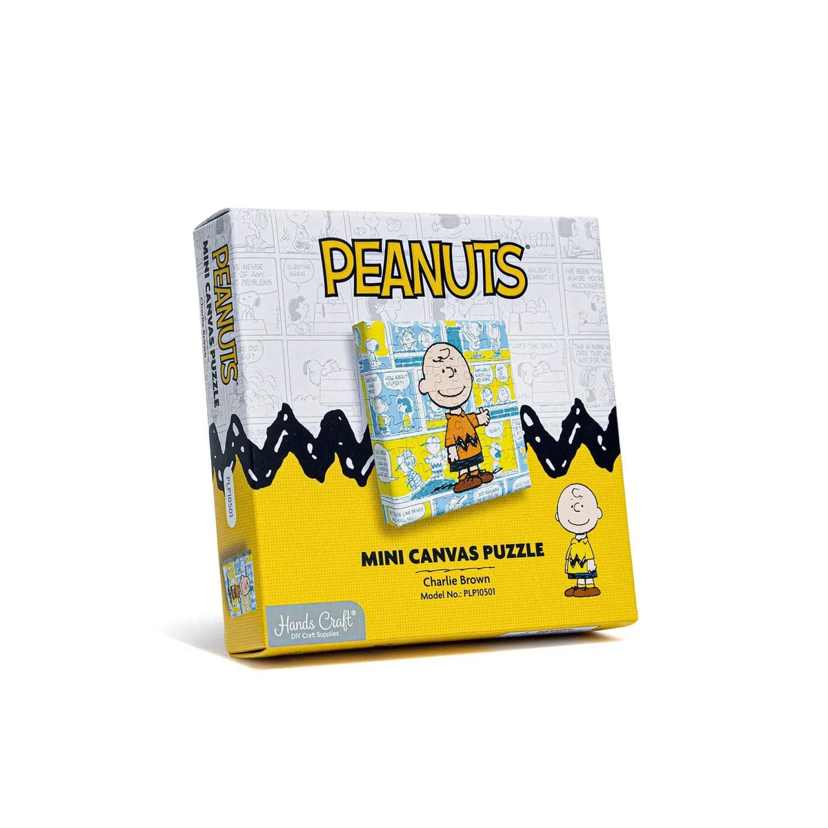 Hands Craft Model Kits > Other Model Kits Peanuts® Mini Canvas Puzzle: Charlie Brown 810101581687 PLP10501