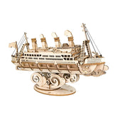 Hands Craft Puzzles > 3D Puzzles 3D Laser Cut Wooden Puzzle: Cruise Ship 850005994817 TG306