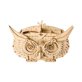 Hands Craft Puzzles > 3D Puzzles 3D Laser Cut Wooden Puzzle: Owl Storage Box 819887027501 TG405