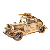 Hands Craft Puzzles > 3D Puzzles 3D Laser Cut Wooden Puzzle: Vintage Car 850026738193 TG504