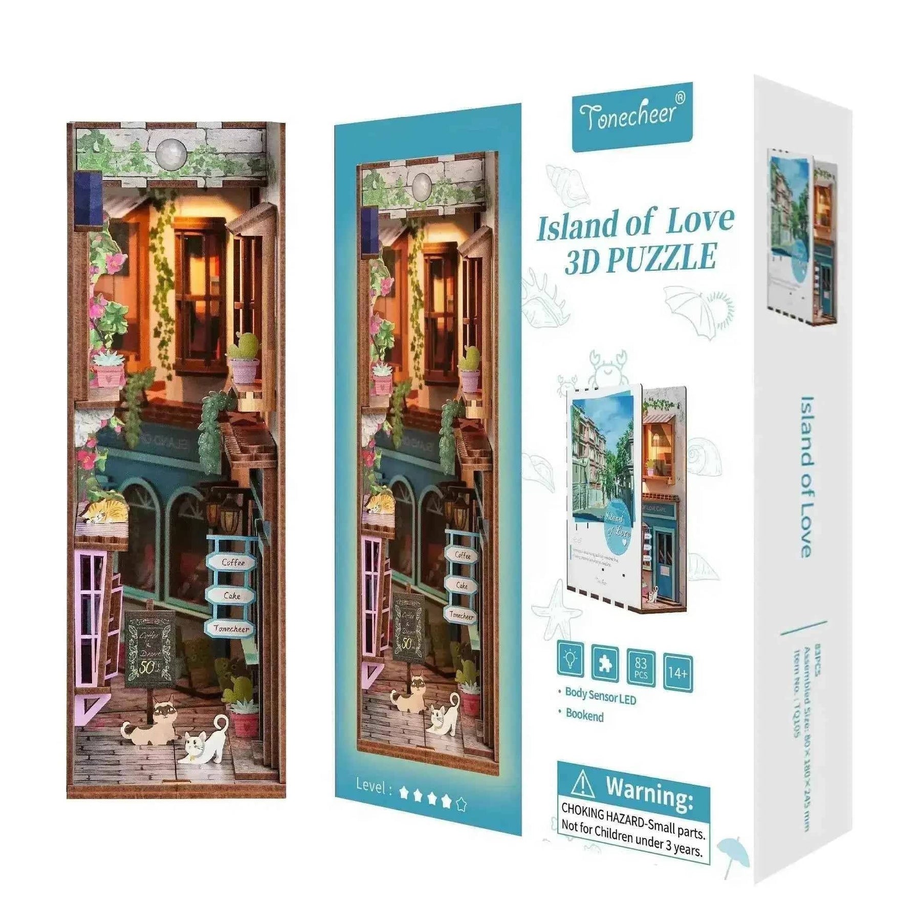 Hands Craft Puzzles > 3D Puzzles Hands Craft: 3D Puzzle - Island of Love 810101580932 HTQ105