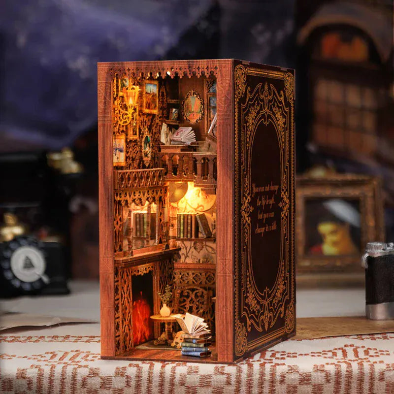 Hands Craft Puzzles > 3D Puzzles Hands Craft: DIY Book Nook Kit - Eternal Bookstore 810101581021 HCB102