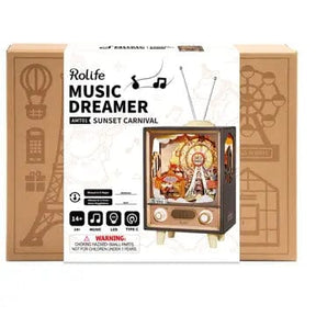 Hands Craft Puzzles > 3D Puzzles Hands Craft: DIY Mechanical Music Box - Sunset Carnival 6946785119152 AMT01