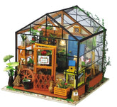 Hands Craft Puzzles > 3D Puzzles Hands Craft: DIY Miniature House Kit - Cathy's Flower House 819887023237 DG104