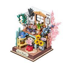 Hands Craft Puzzles > 3D Puzzles Hands Craft: DIY Miniature House Kit - Dreaming Terrace Garden 810101580734 DS030