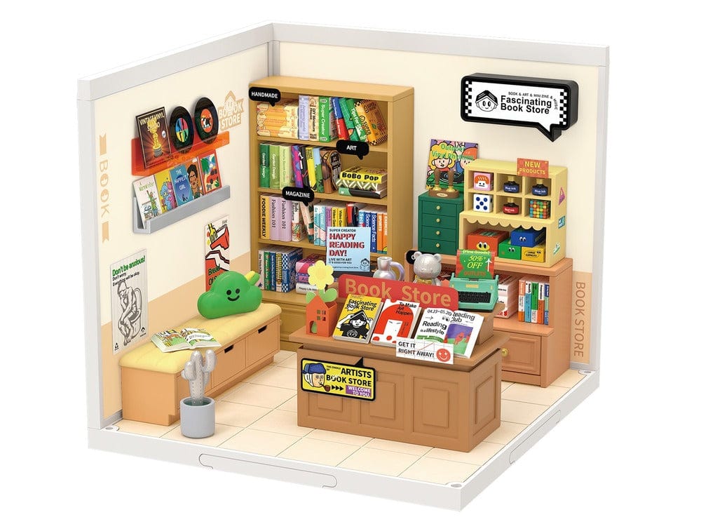 Hands Craft Puzzles > 3D Puzzles Hands Craft: DIY Miniature House Kit - Fascinating Book Store 810101580697 DW004