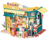 Hands Craft Puzzles > 3D Puzzles Hands Craft: DIY Miniature House Kit - Rainbow Candy House 810101580642 DG158