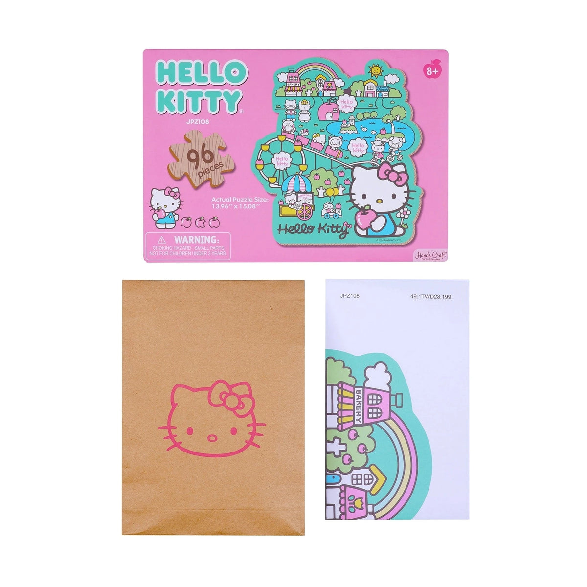 Hands Craft Puzzles > Jigsaw Puzzles Hello Kitty® and Friends Jigsaw Puzzle: Amusement Park 810101581335 JPZ108