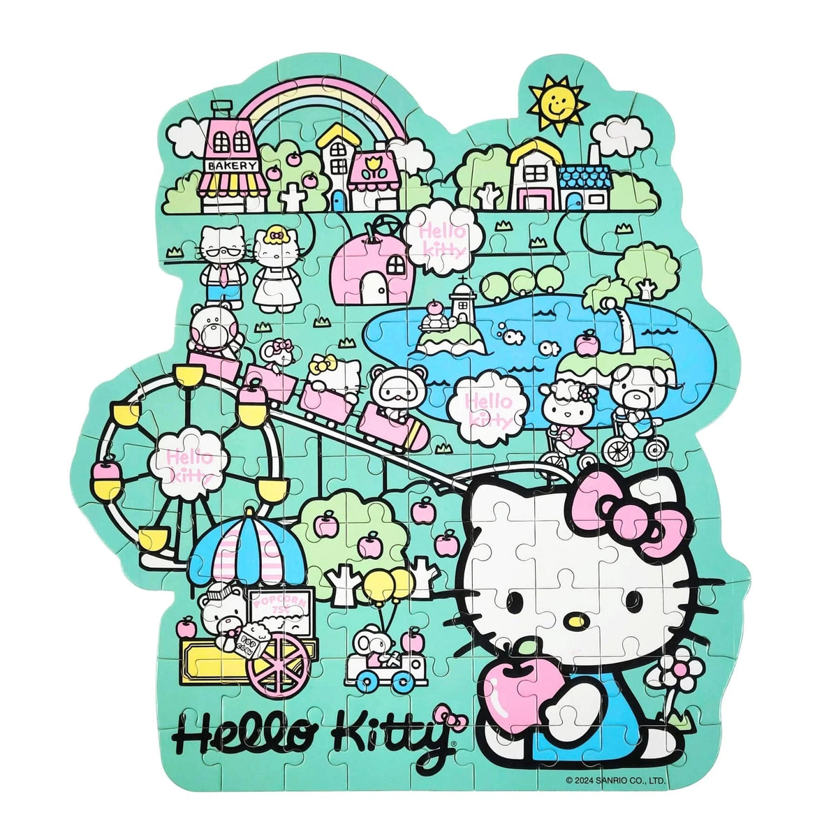 Hands Craft Puzzles > Jigsaw Puzzles Hello Kitty® and Friends Jigsaw Puzzle: Amusement Park 810101581335 JPZ108
