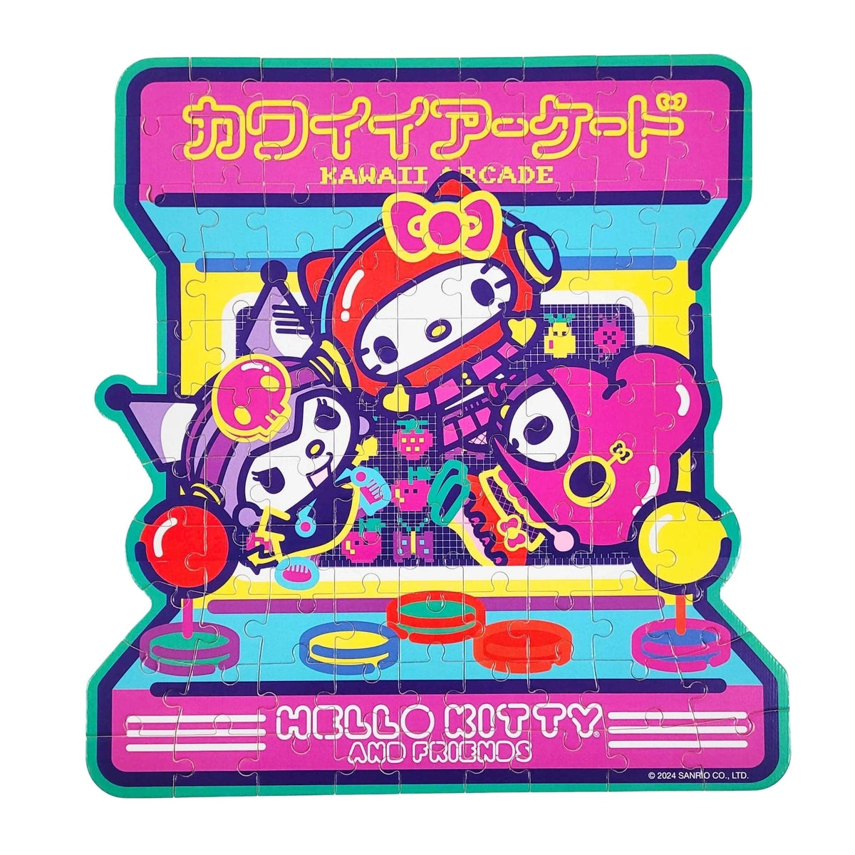 Hands Craft Puzzles > Jigsaw Puzzles Hello Kitty® and Friends Jigsaw Puzzle: Kawaii Arcade 810101581359 JPZ110