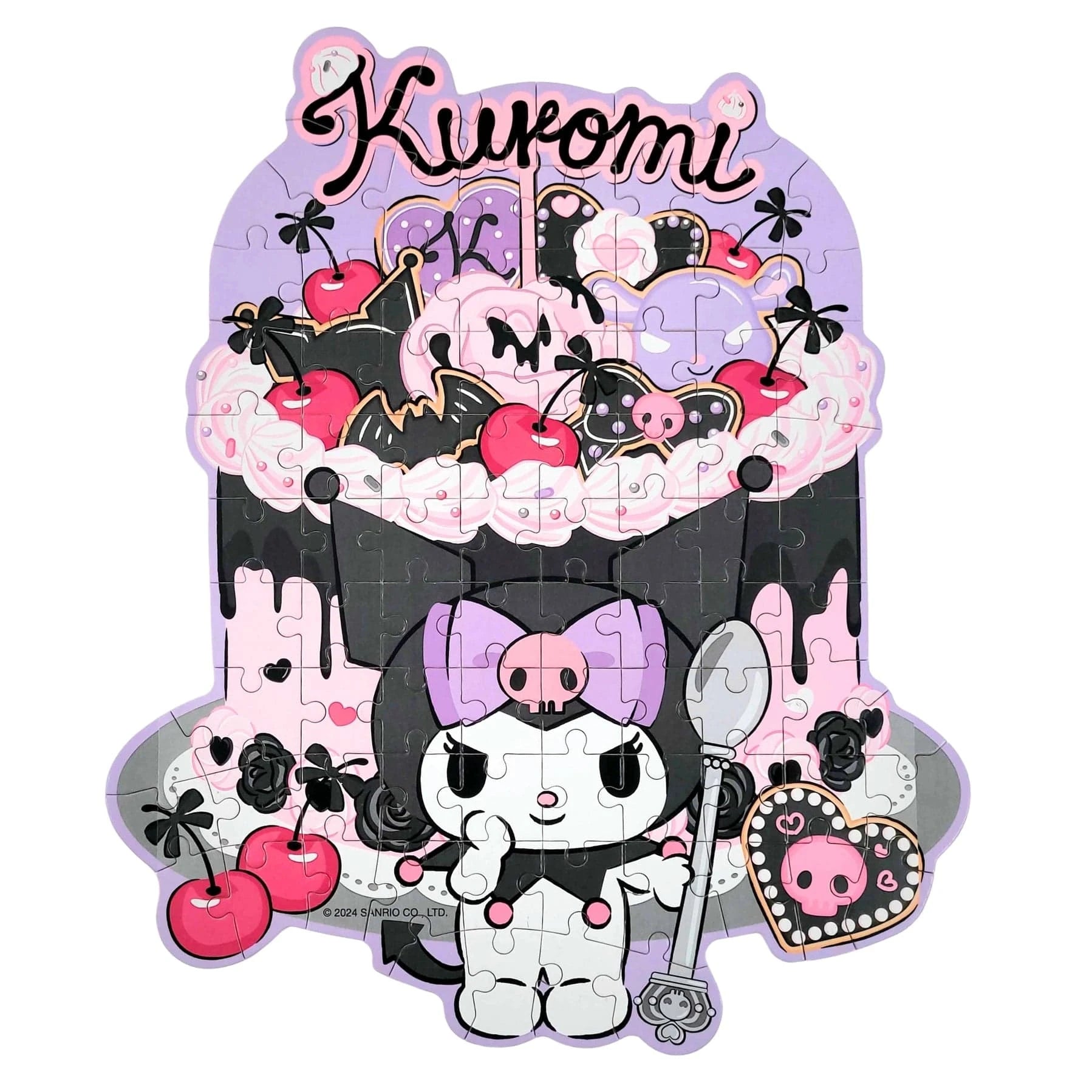 Hands Craft Puzzles > Jigsaw Puzzles Hello Kitty® Jigsaw Puzzle: Kuromi Cherries and Cookies 810101581342 JPZ109