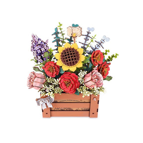 Hands Craft Puzzles > Other Puzzles Hands craft - 3D Flower Puzzle Wooden Bloom Box 810101581601 TW02H