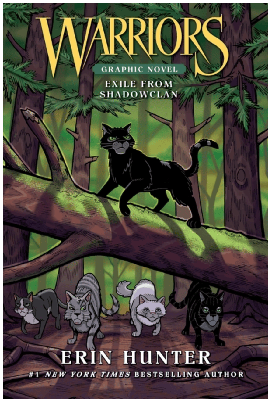 Harperalley Graphic Novel Warriors: Exile from Shadowclan (Full-Color Adventure) 9780063043268 ING-9780063043268