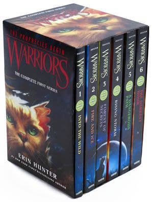 HarperCollins Books Warriors Box Set: Volumes 1 to 6 : Erin Hunter 9780062367143 9780062367143
