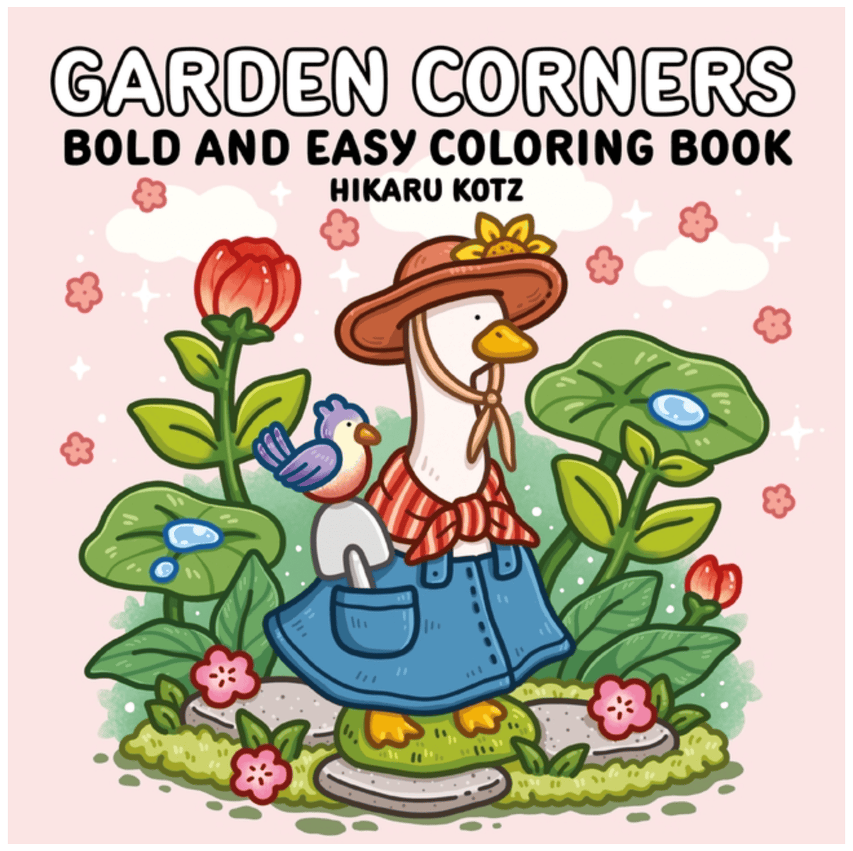 Harperpop Books > Coloring Books Garden Corners: Bold and Easy Coloring Book 9780063514454 ING-9780063514454