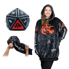 Hasbro Apparel Hasbro: Dungeons and Dragons - Blanket Hoodie & Pillow Snugible 850048448520 48520