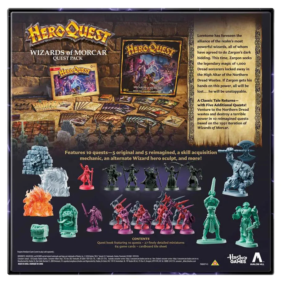 Hasbro Board Games > Expansions HEROQUEST: WIZARDS OF MORCAR EXPANSION 5010996328526 HSBG1504