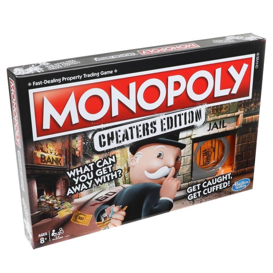 Hasbro Board Games > Large Box Games Monopoly: Cheaters' Edition 630509673247 HSBE1871